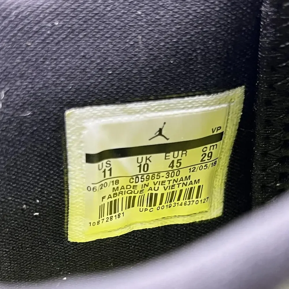 Travis Scott x Air Jordan 33 NRG Shoes Men's 11 Olive Green Basketball Sneakers